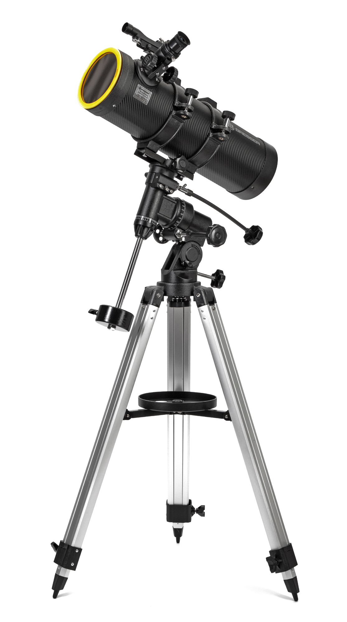 Bresser Spica 130/1000 EQ3 – Teleskop zwierciadlany z adapterem do smartfonów